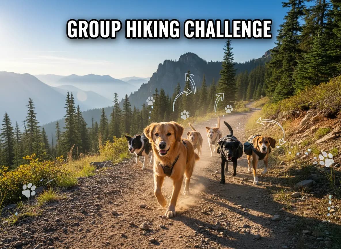 Mestring av gruppefotturer med hundene dine: Overvinne utfordringen 'må være foran'