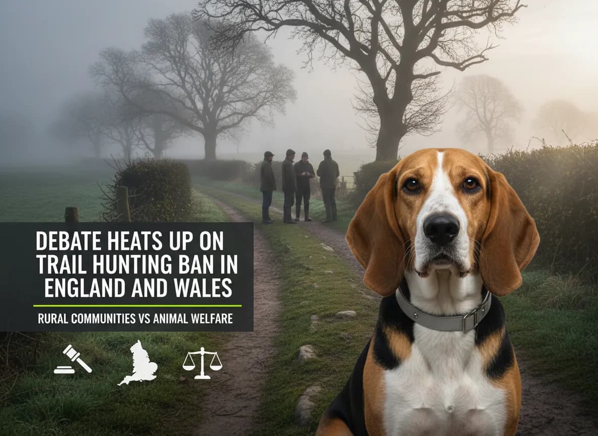 Debatten Om Forbud mot Stifinnermed Jakt i England og Wales Tilspisser Seg