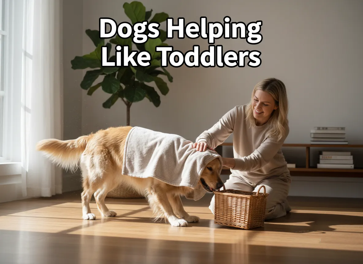 Hunder viser hjelpeatferd som småbarn: En studie