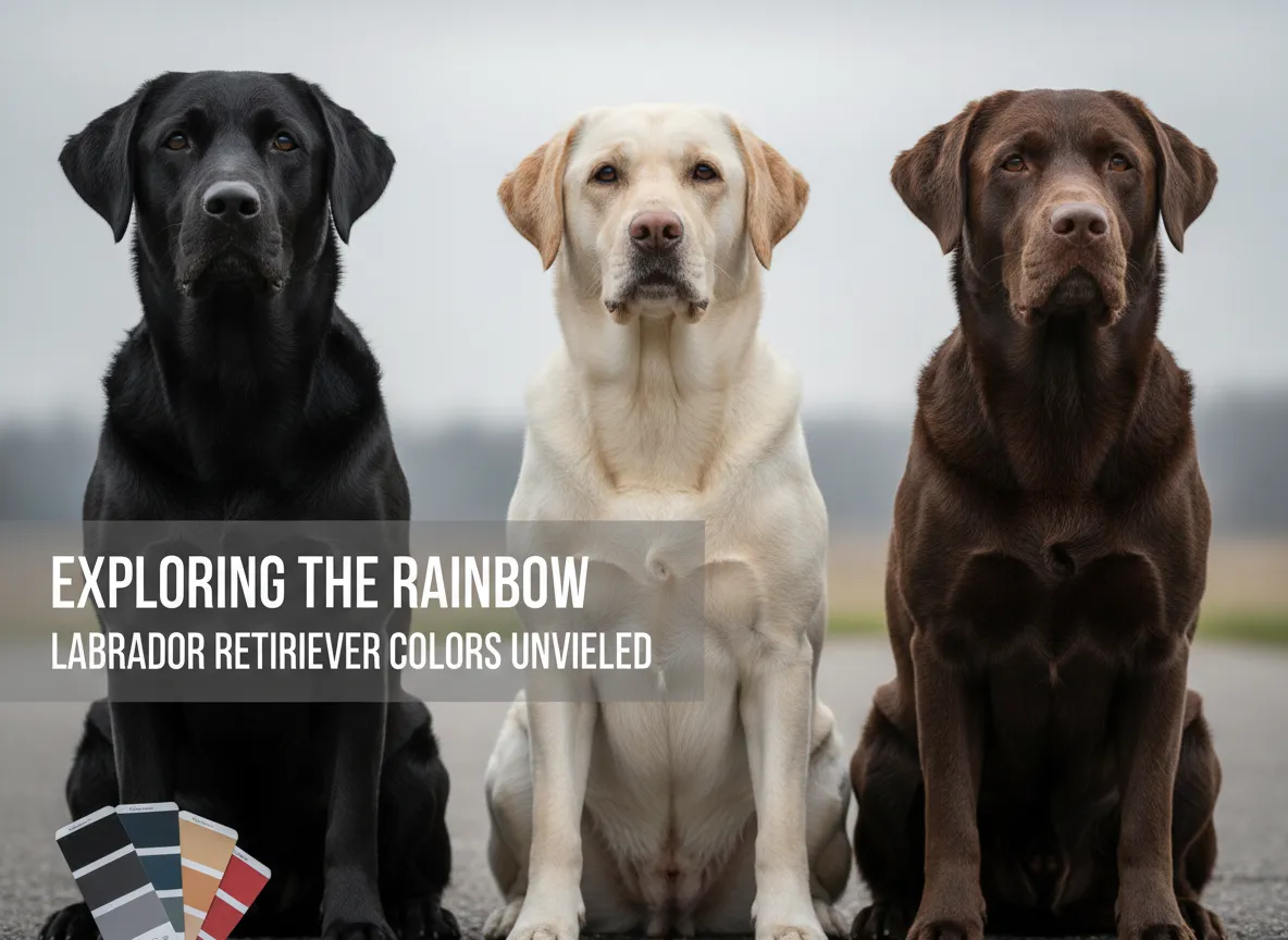Utforske Regnbuen: Labrador Retriever Farger Avslørt
