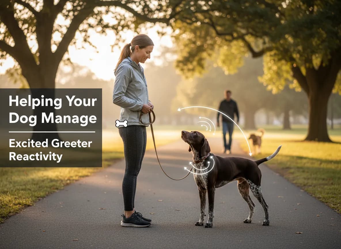 Hjelp hunden din med å håndtere reaktivitet ved hilsebegeistring