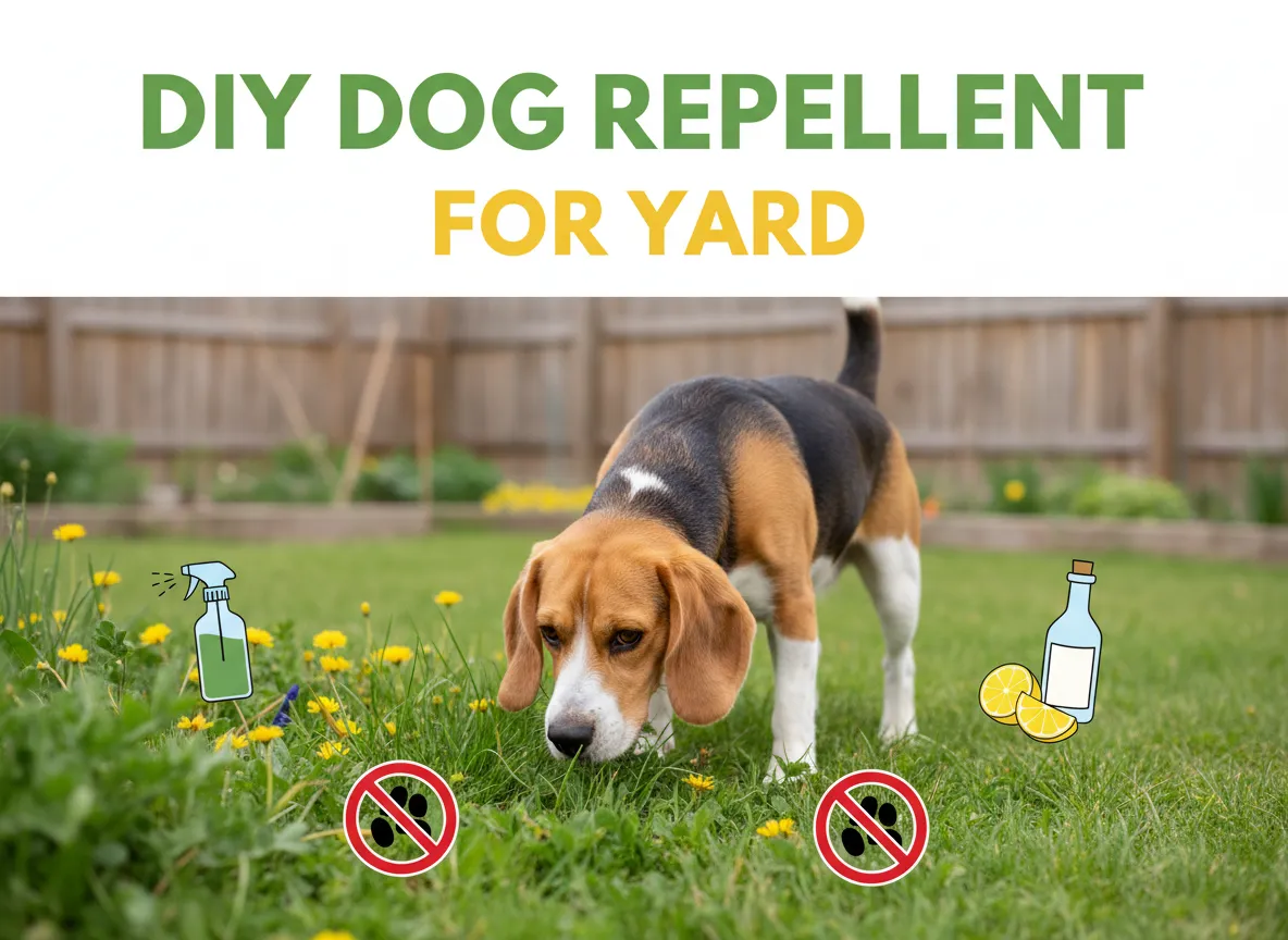 Hjemmelagde løsninger for å holde hunder fra å markere i hagen din