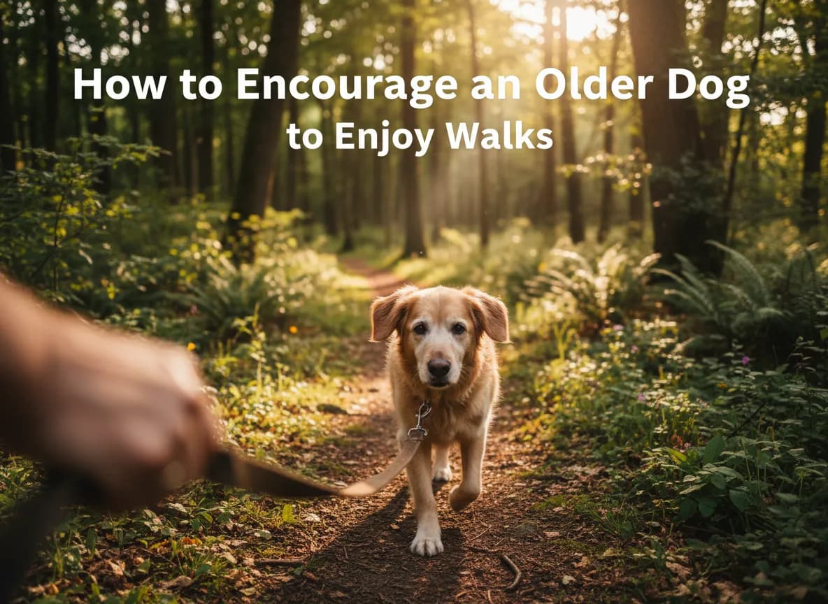 How to Encourage an Older Dog to Enjoy Walks