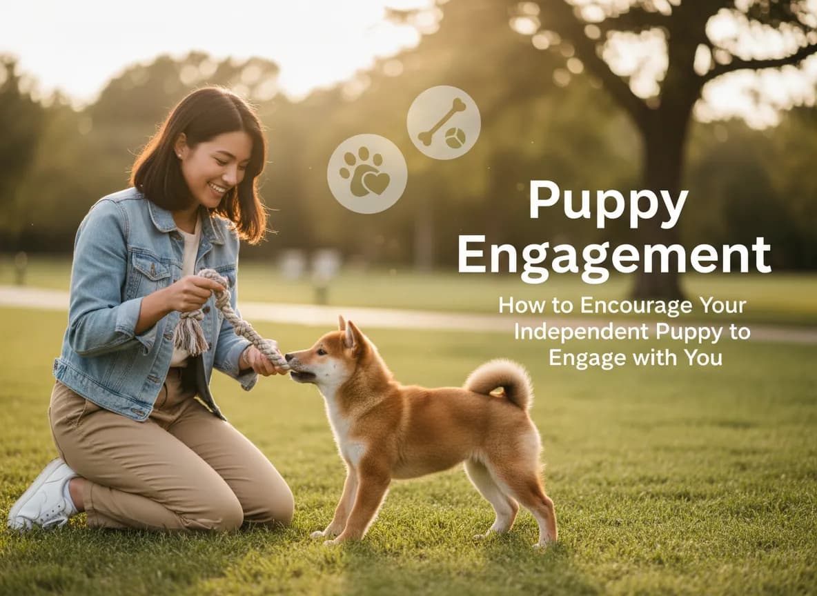 Hvordan Oppmuntre Din Uavhengige Valp til Å Engasjere Seg Med Deg