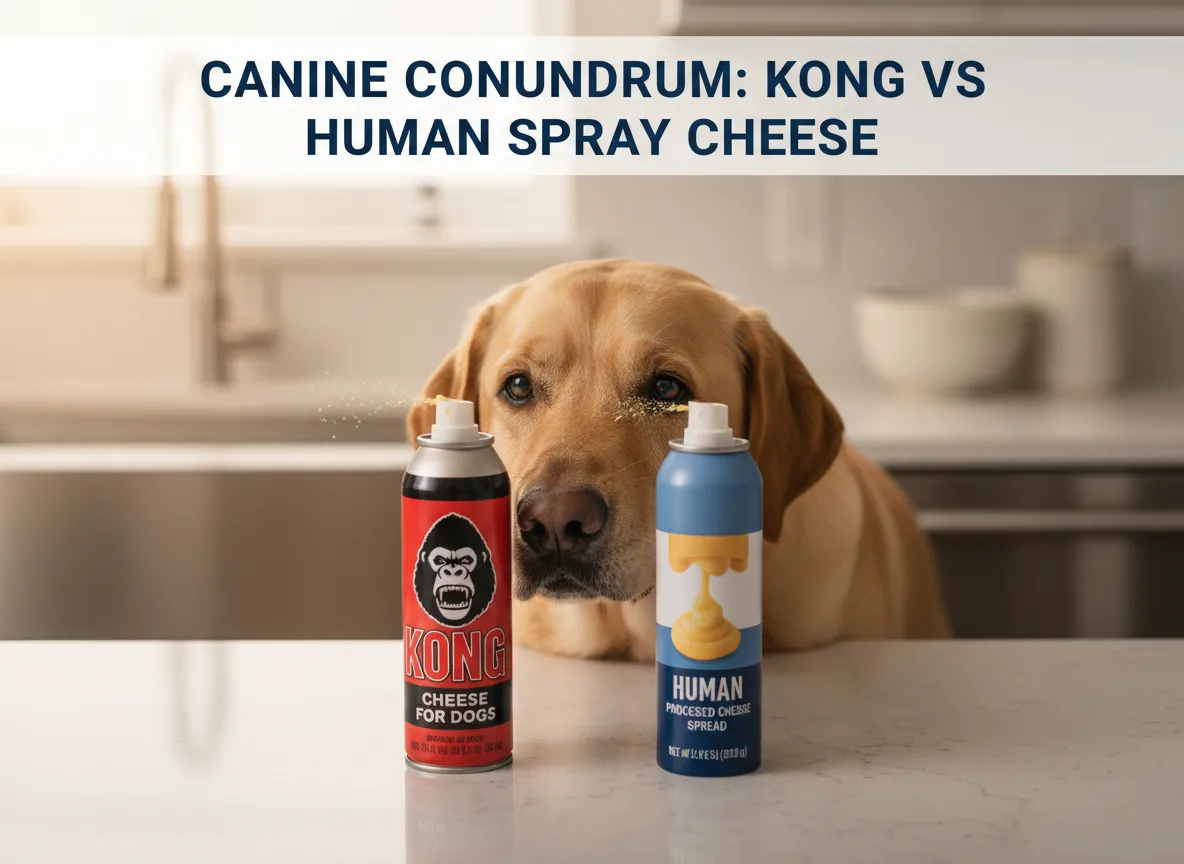 Kong-sprayost vs. menneske-sprayost: Hva er best for hunden din?