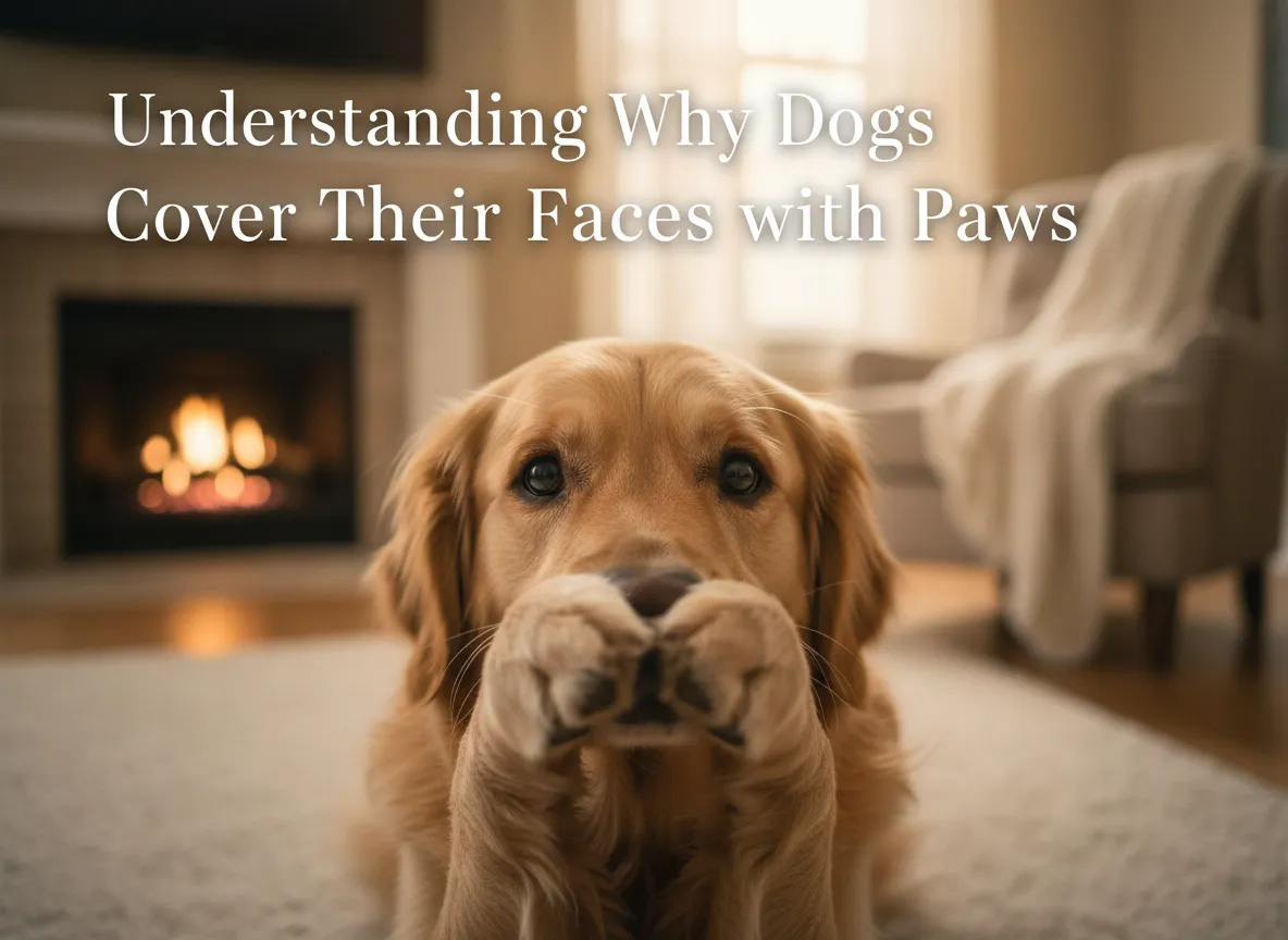 Forstå hvorfor hunder dekker ansiktet med potene