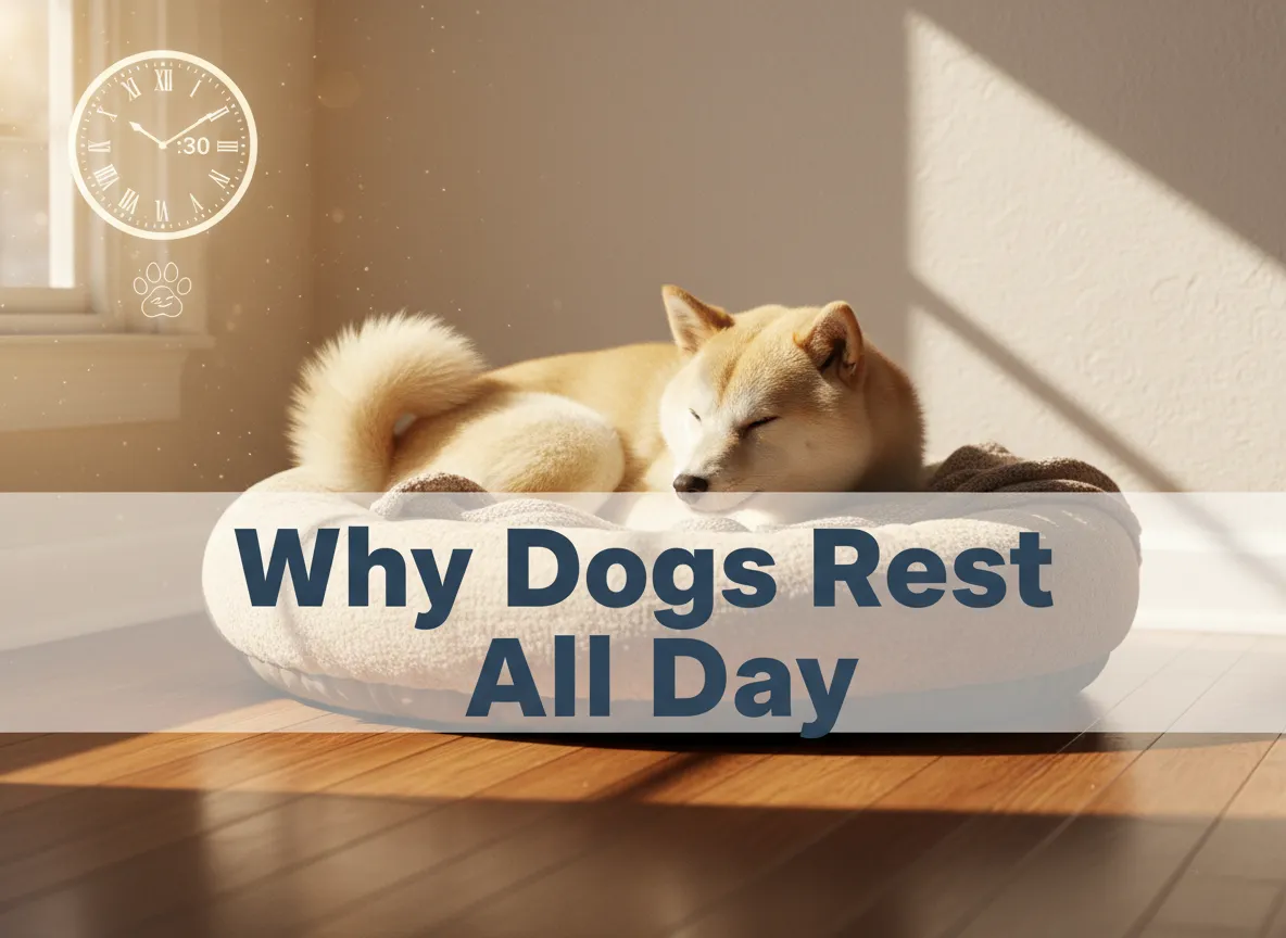 Forstå hvorfor hunden din tilbringer hele dagen i sengen sin