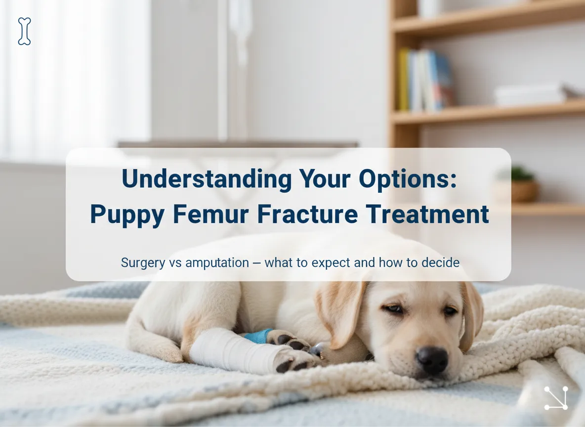 Forstå dine alternativer: Behandling av lårbeinsbrudd hos valp