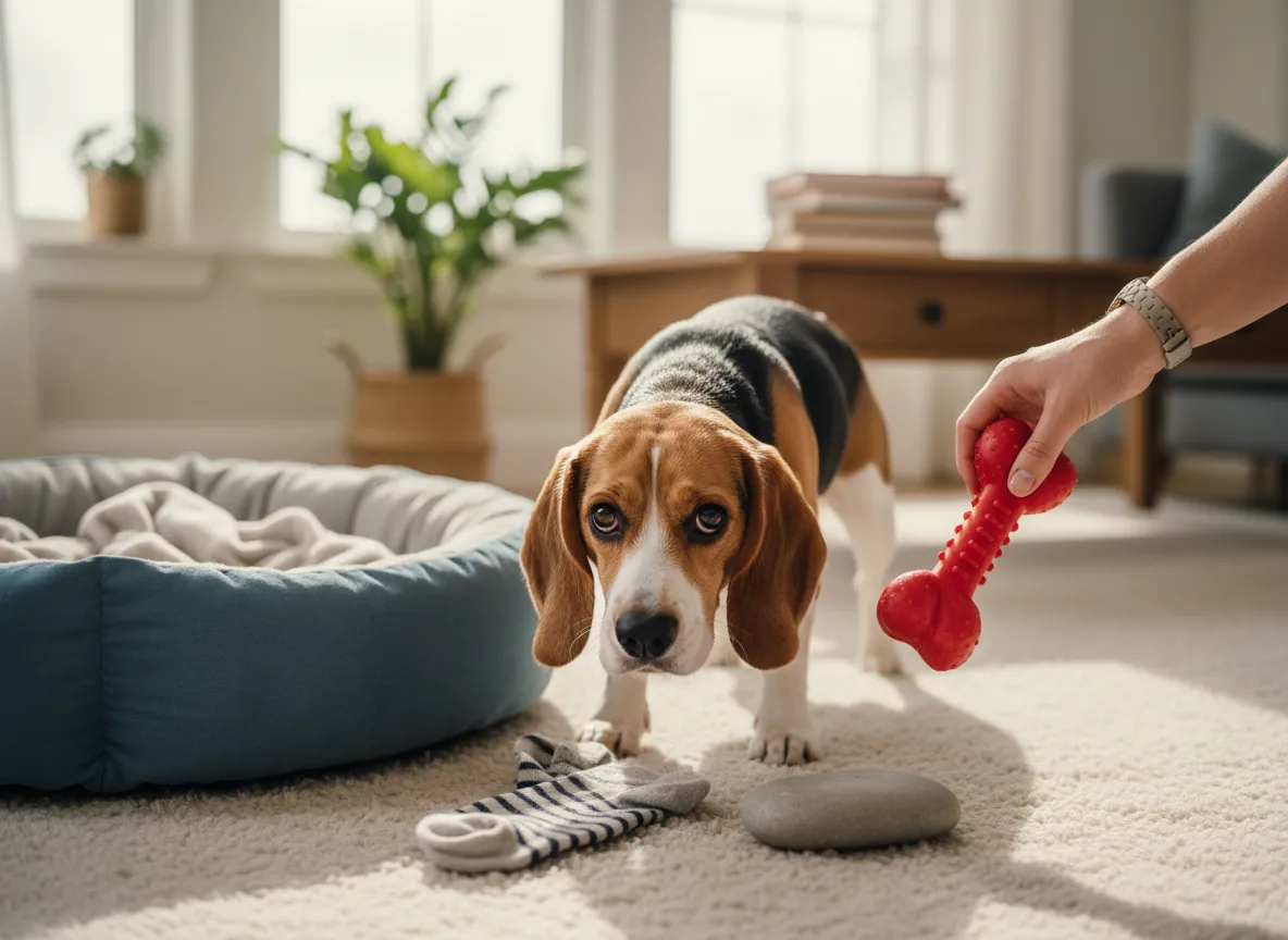 Why Do Dogs Chew on Socks and Rocks? Understanding Their Quirky Habits